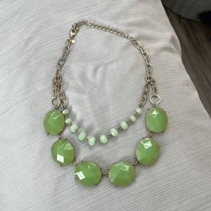 Premier design necklace. Green.